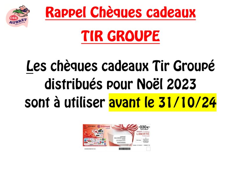 thumbnail of RAPPEL validité tir groupé