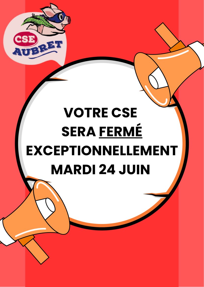 thumbnail of Votre CSE sera fermé